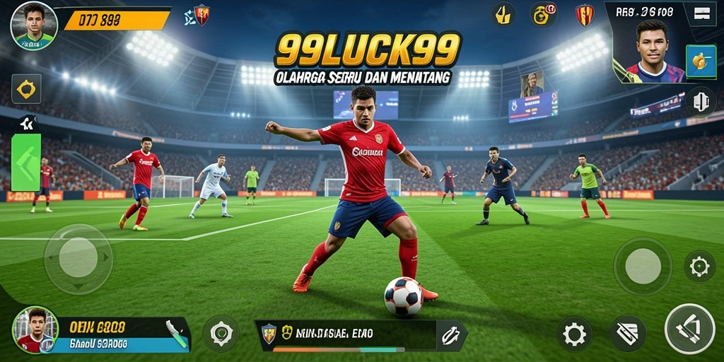 Screenshot menampilkan gameplay seru dalam 99LUCK99 dengan aksi olahraga yang menegangkan.