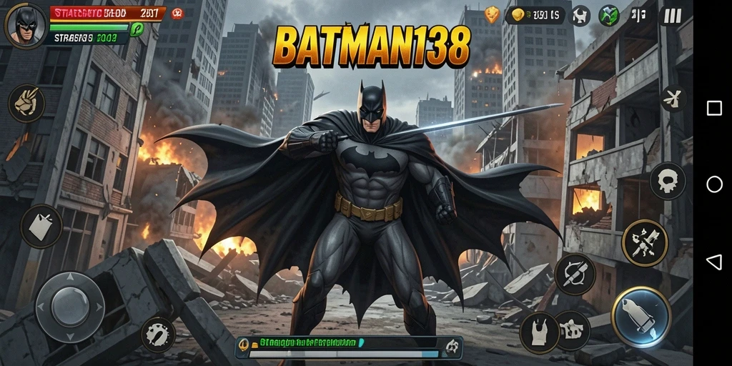 Tampilan gameplay strategis yang mendebarkan dari BATMAN138.