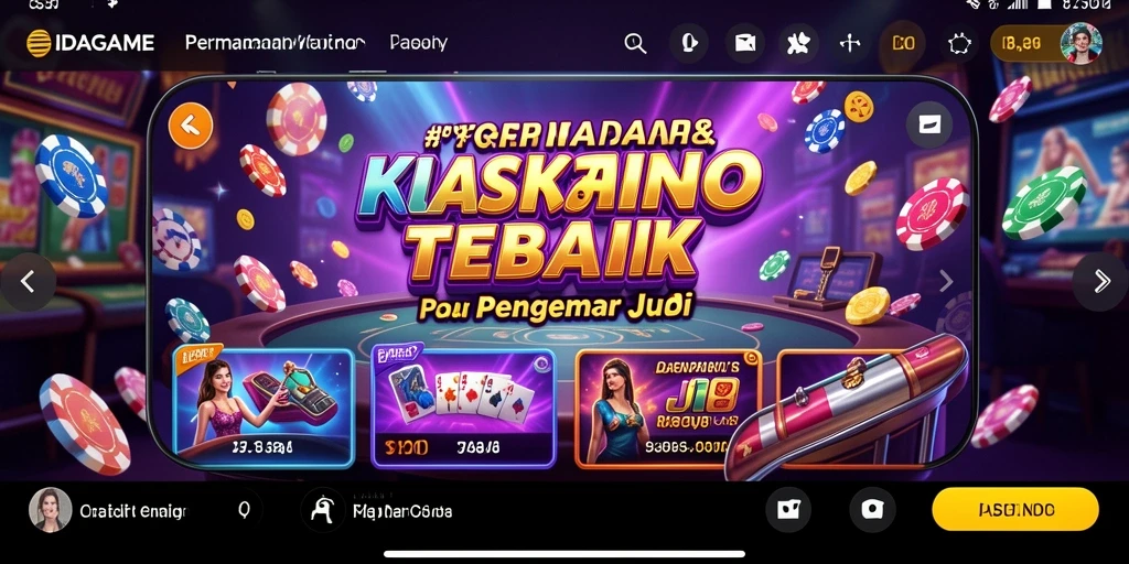 Tampilan menarik permainan Kasino di IDAGAME