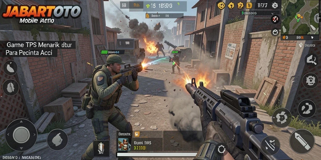 Tampilan gameplay TPS yang seru dan mendebarkan di JABARTOTO.