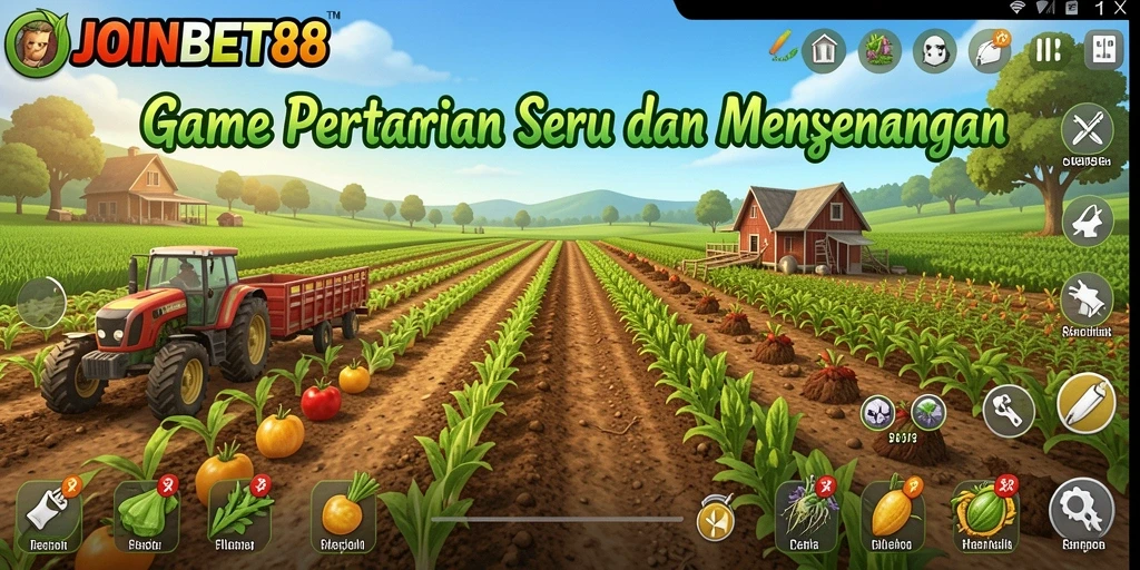 Gameplay menarik dari JOINBET88 dengan elemen pertanian.