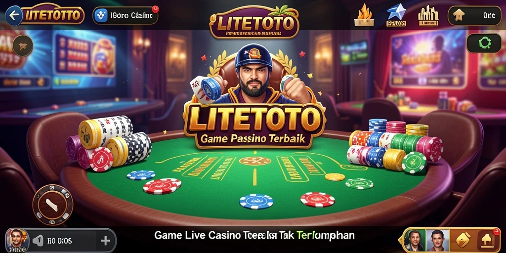 Screenshot gameplay Live Casino LITETOTO yang menarik dan interaktif.