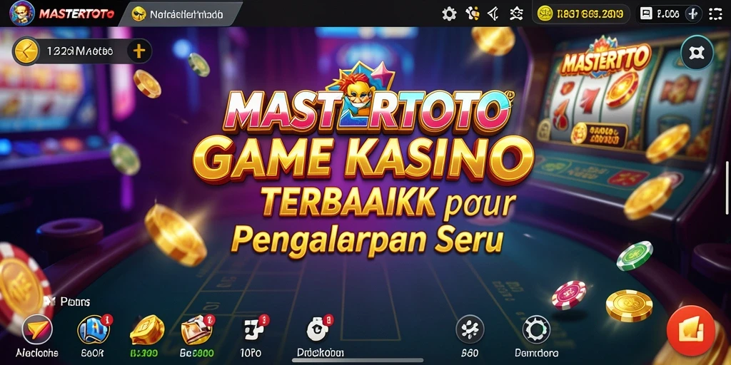 Tampilan gameplay menarik di MASTERTOTO yang membawa pengalaman kasino ke dalam genggaman tangan.