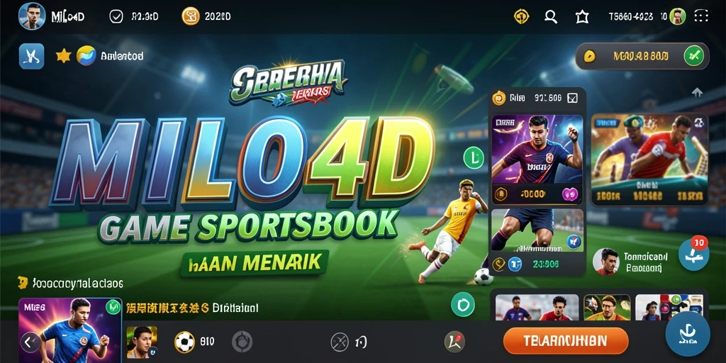 Tampilan utama gameplay di MILO4D yang interaktif dan menarik.