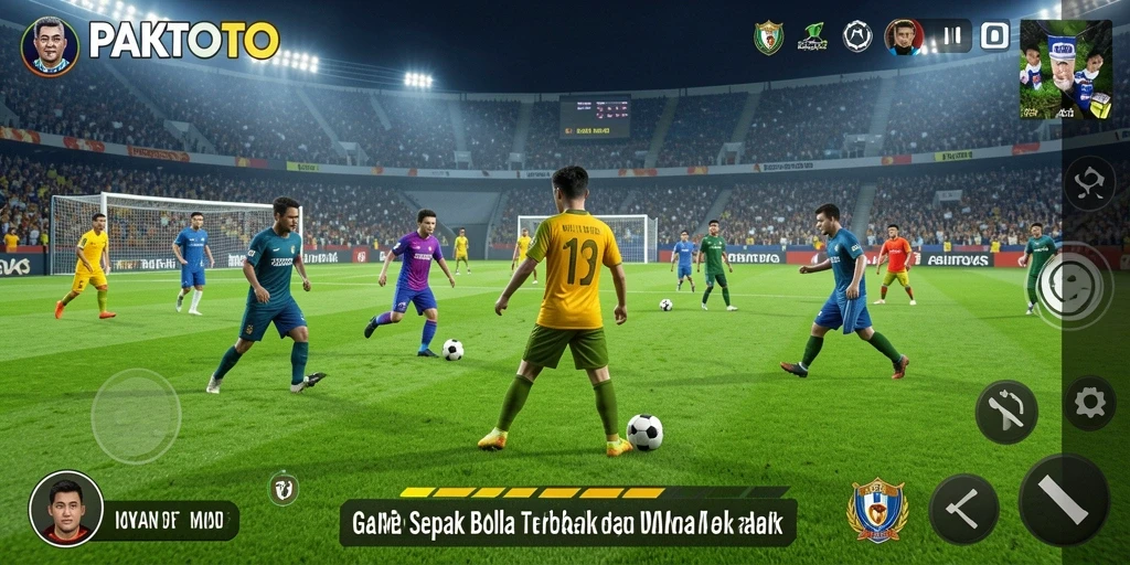 Tampilan menarik gameplay sepak bola dari PAKTOTO.