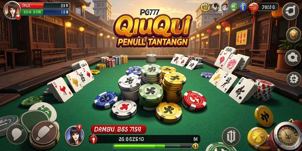 Gameplay QiuQiu yang menarik dan interaktif.