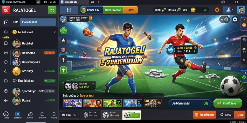 Tampilan utama gameplay RAJATOGEL dengan berbagai pilihan taruhan.