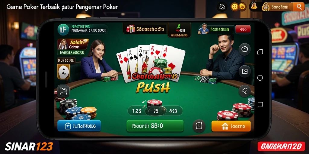 Screenshot gameplay SINAR123 yang menunjukkan aksi permainan Poker yang mendebarkan.