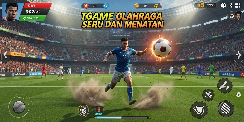 Screenshot gameplay TO288 menampilkan aksi seru dalam olahraga.