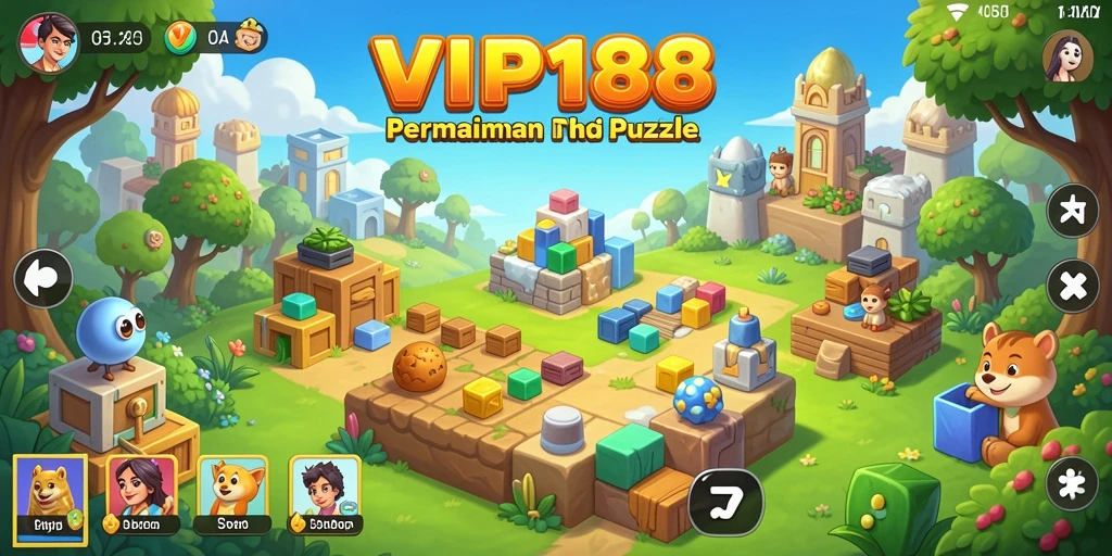 Screenshot gameplay VIP188 menampilkan momen mendebarkan saat memecahkan puzzle.