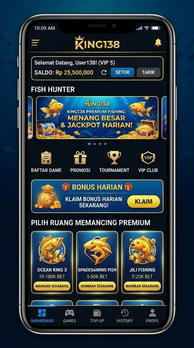 Proses unduh cepat dan aman di king138.